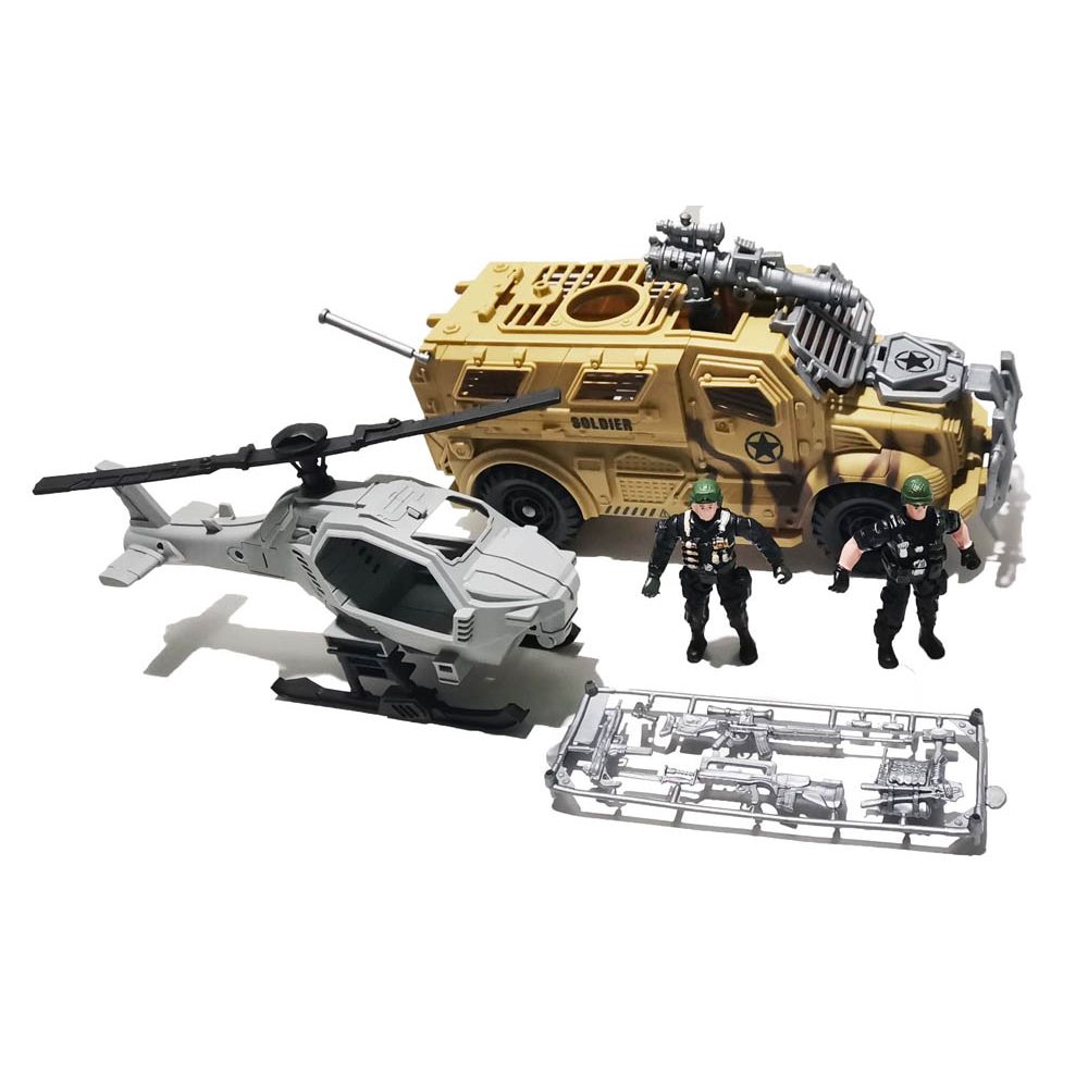 Buy Special Combat Military Helicopter with Tank Playset | Yallatoys.com