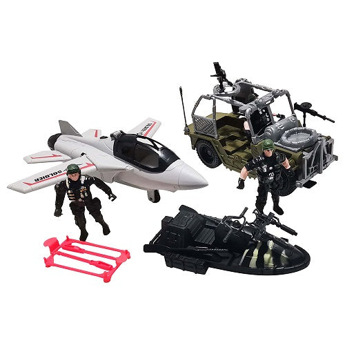 Buy Special Combat Military Trooper Truck Playset | Yallatoys.com