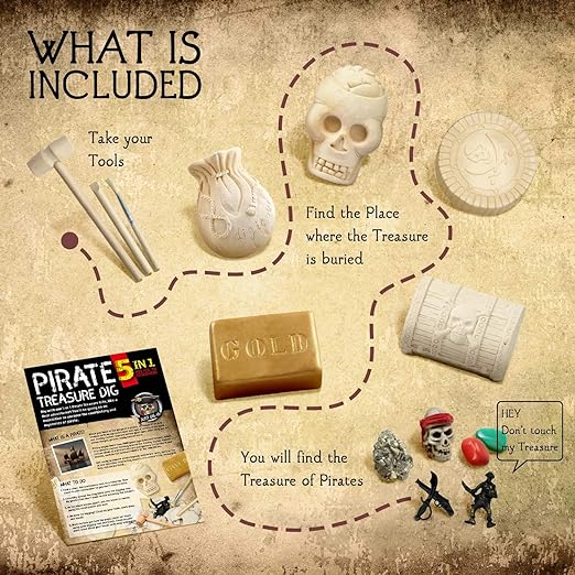 Buy Pirate Treasure Dig Kit | Yallatoys.com
