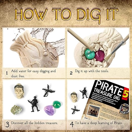 Buy Pirate Treasure Dig Kit | Yallatoys.com