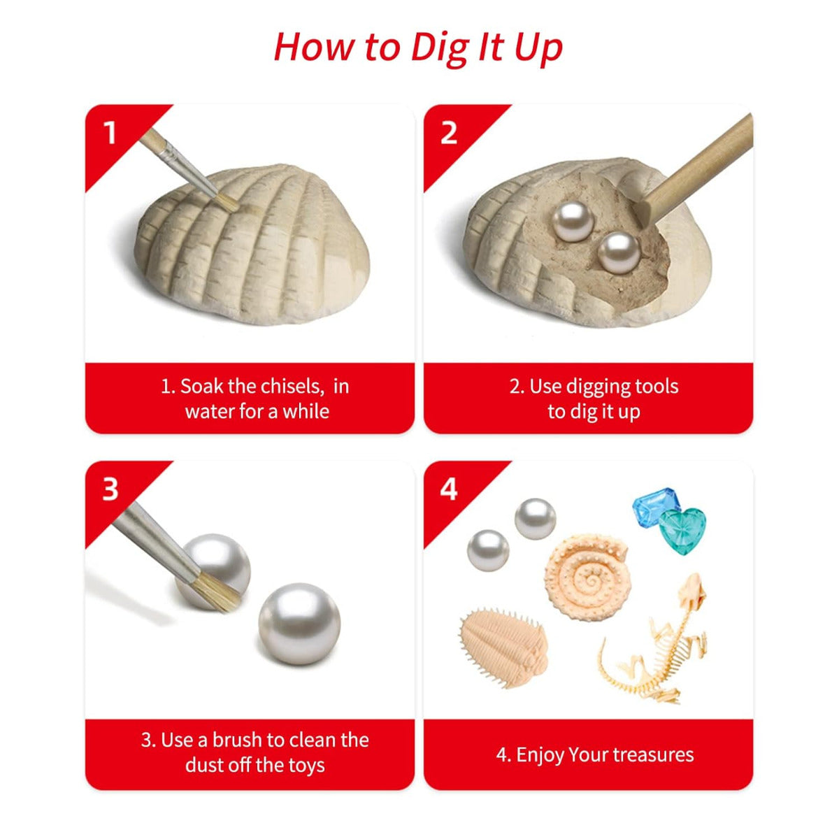 Buy Atlantis Treasures Dig Kit | Yallatoys.com