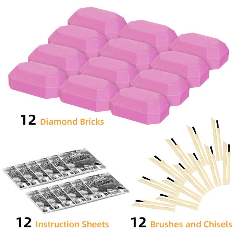 Buy Polished Rock Excavation Kit Set 12 Rocks | Yallatoys.com
