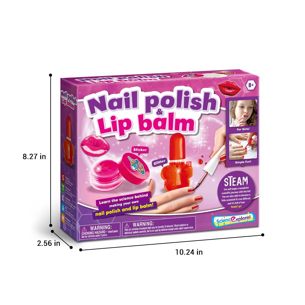 Buy Nail Polish And Lip Balm Experiment Kit | Yallatoys.com