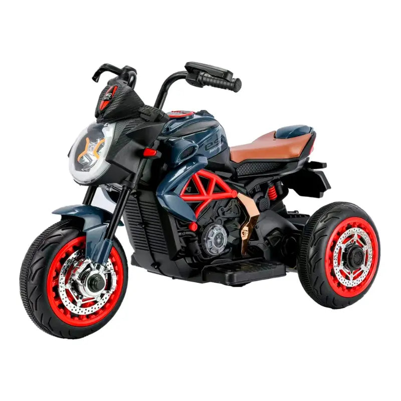 Buy Orbic Kids Electric Battery Operated Ride On Bike 12v Blue | Yallatoys.com
