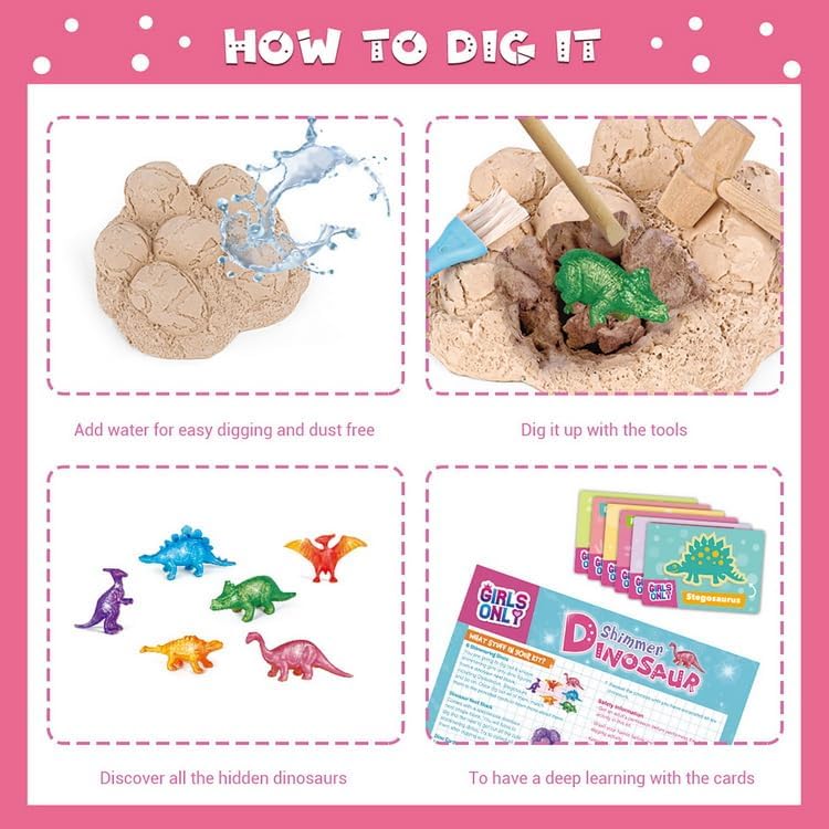 Buy Shimmer Dinosaur Digging Kit | Yallatoys.com