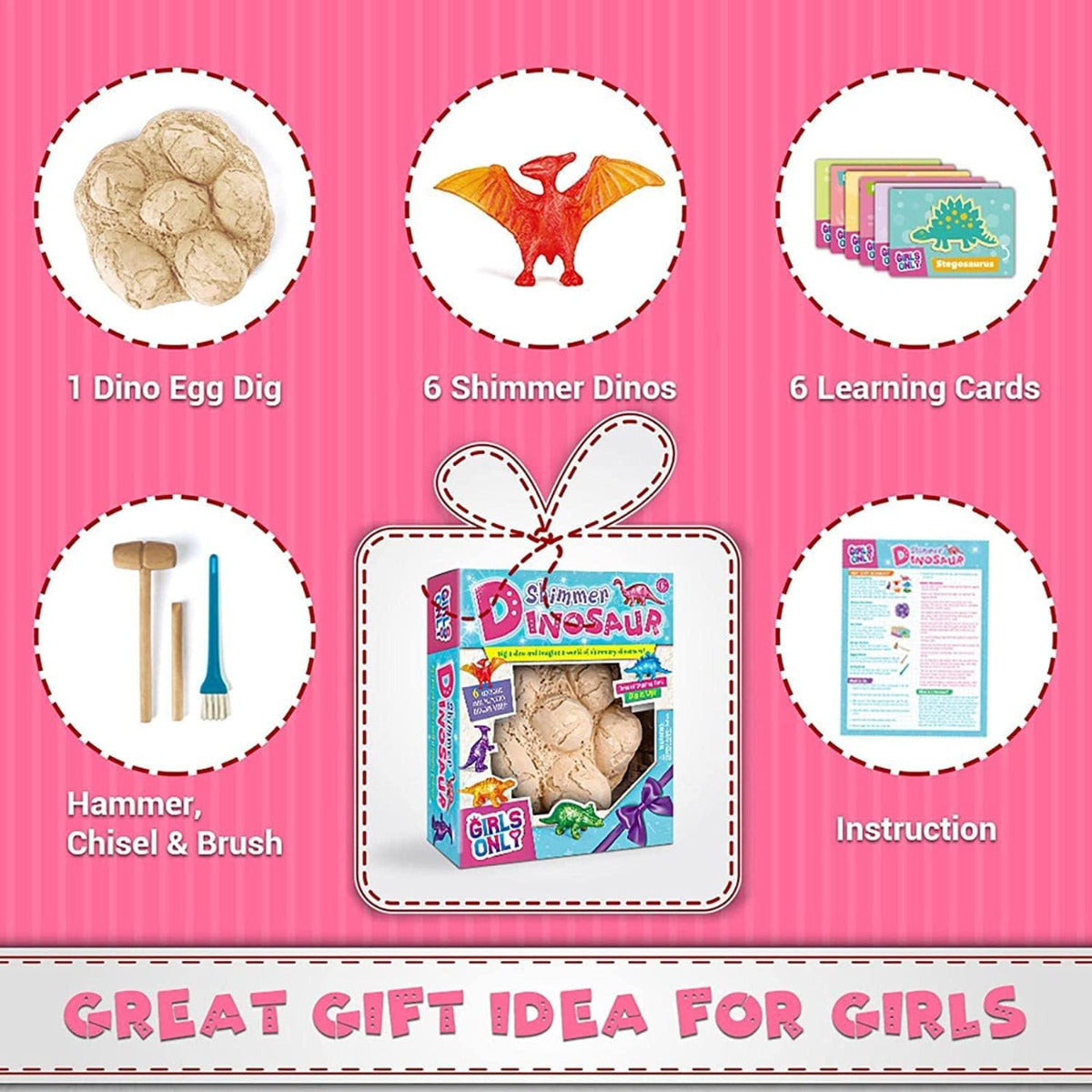 Buy Shimmer Dinosaur Digging Kit | Yallatoys.com