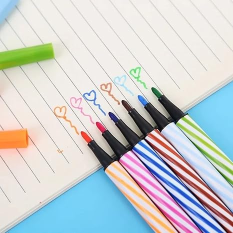 Buy Duck Colouring Pen 18 Pcs Assorted (Sold Separately Subjected to Availability) | Yallatoys.com
