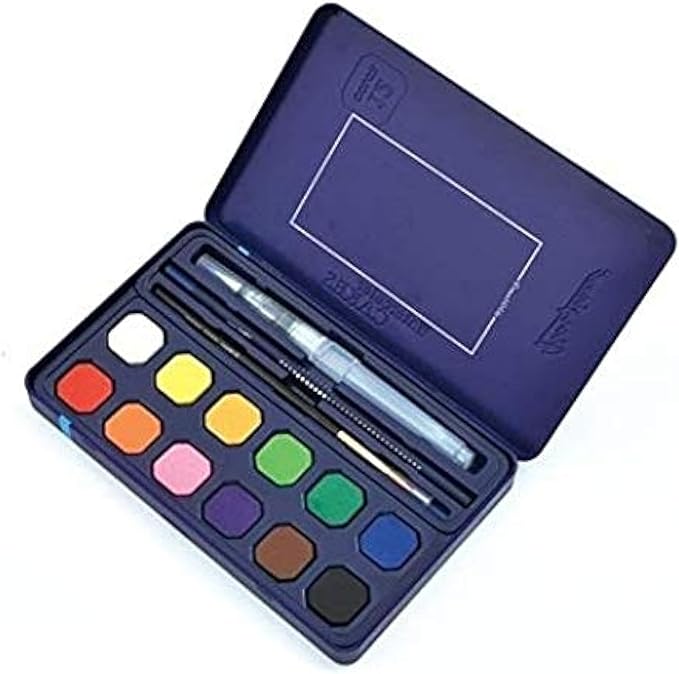 Buy Giorgione 12 Color Solid Watercolor Cakes Set | Yallatoys.com