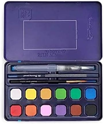 Buy Giorgione 12 Color Solid Watercolor Cakes Set | Yallatoys.com