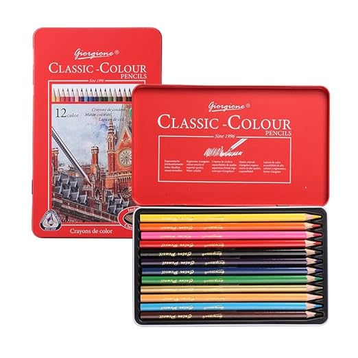 Buy Giorgione Color Pencils 12 colors | Yallatoys.com