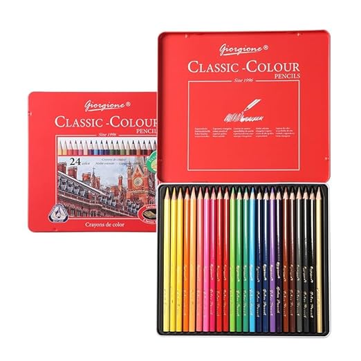 Buy Giorgione Classic Colour Pencils 24Pcs | Yallatoys.com