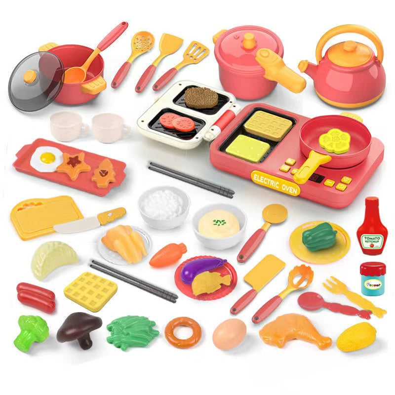 Buy Kitchen Set with 38 Accessories Red | Yallatoys.com