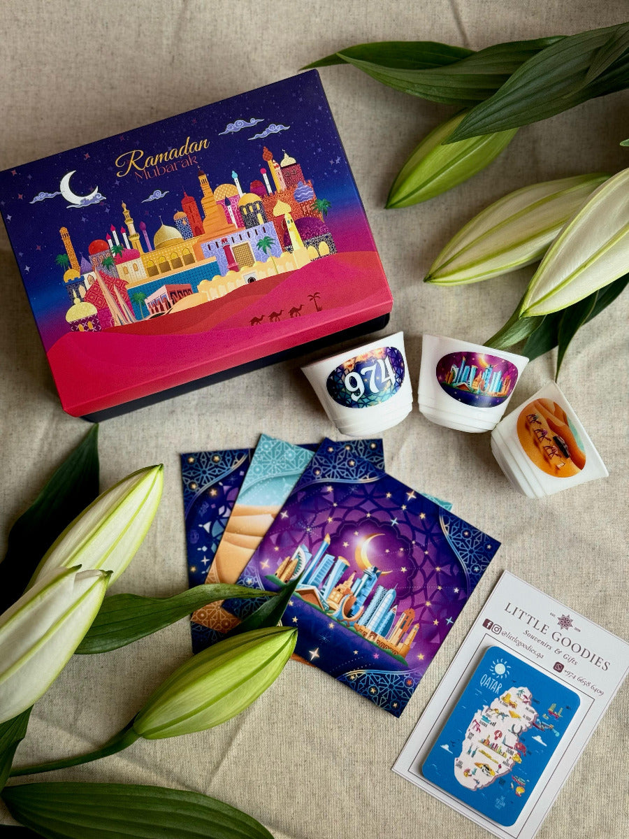 Buy Ramadan Mubarak Gift Box Mosque Theme | Yallatoys.com