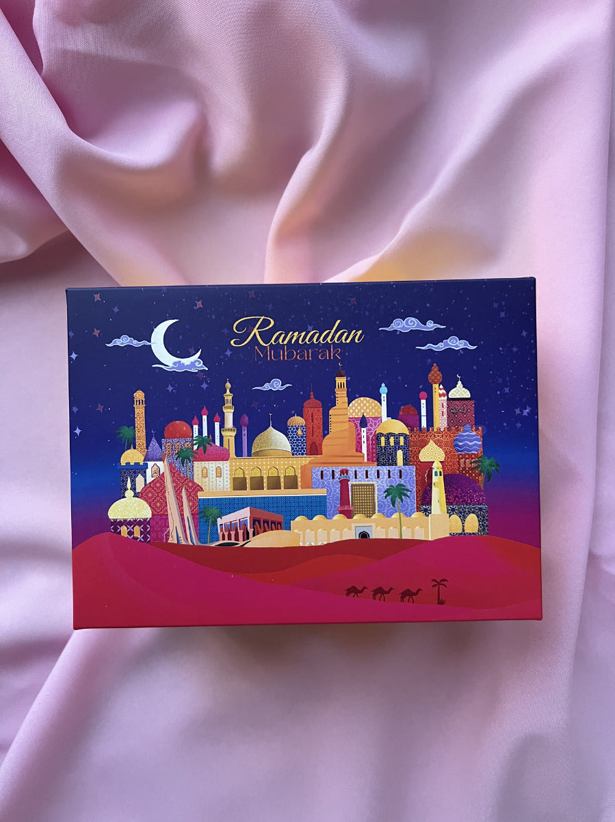 Buy Ramadan Mubarak Gift Box Mosque Theme | Yallatoys.com