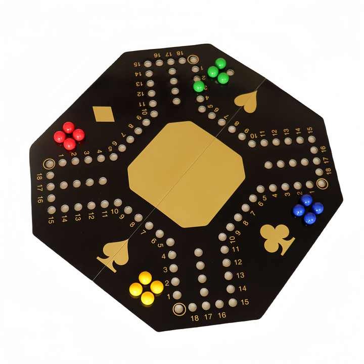 Buy Jackaroo Multi Player Wooden Board Game With Glass Marbles and Cards | Yallatoys.com