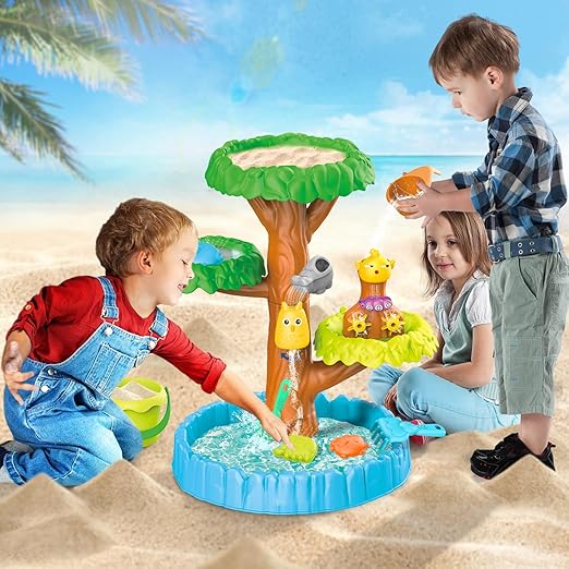 Buy Kids Toy 4 in 1 Outdoor Sand and Water Play Table Beach | Yallatoys.com