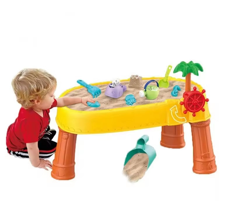 Buy Baby Outdoor Toys Summer Beach Toys 2 in 1 Sand and Water Table | Yallatoys.com