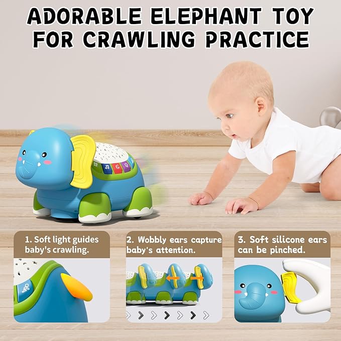 Buy Crawling Toys For Baby With Remote Control | Yallatoys.com