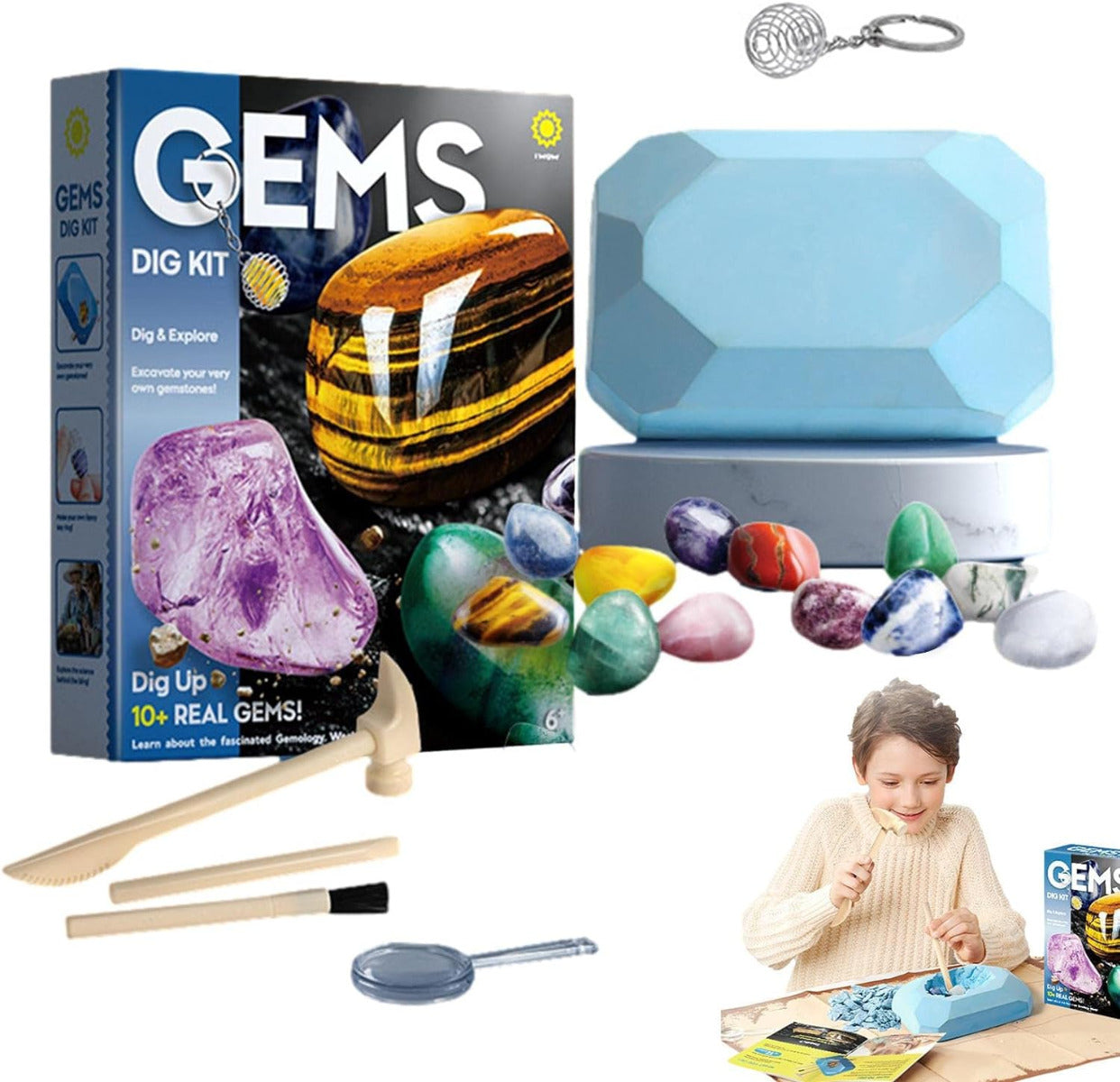 Buy Gemstone Mining Kit | Yallatoys.com