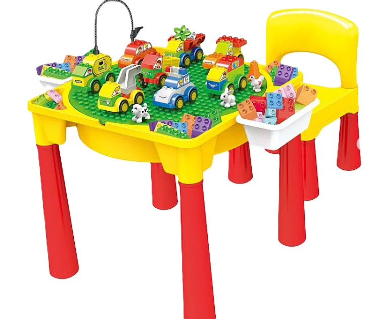 Buy Lego Game Table And Chair With 67 Lego Pieces | Yallatoys.com