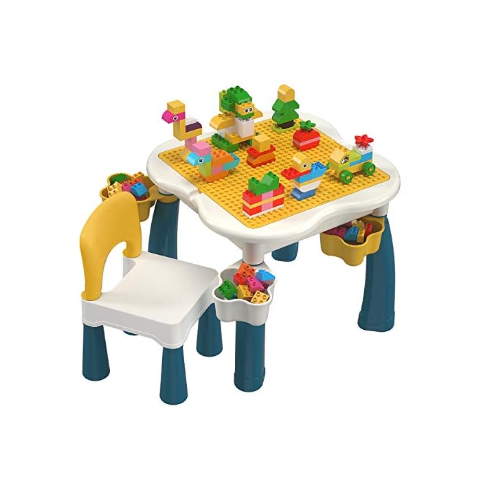 Buy Large Building Block Table and Chair | Yallatoys.com