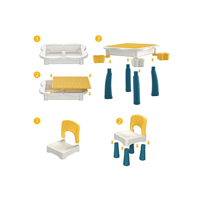 Buy Large Building Block Table and Chair | Yallatoys.com