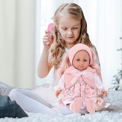 Buy Legend Cotton Pink Doll Dress Up Doll 40 cm | Yallatoys.com