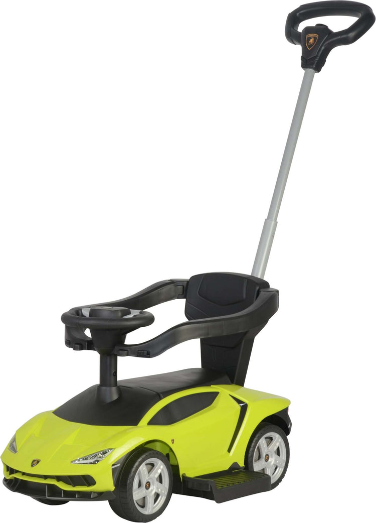 Buy Lamborghini 3 in 1 Ride On Car with Canopy and Handle (Sold Separately Subject to Availability) | Yallatoys.com