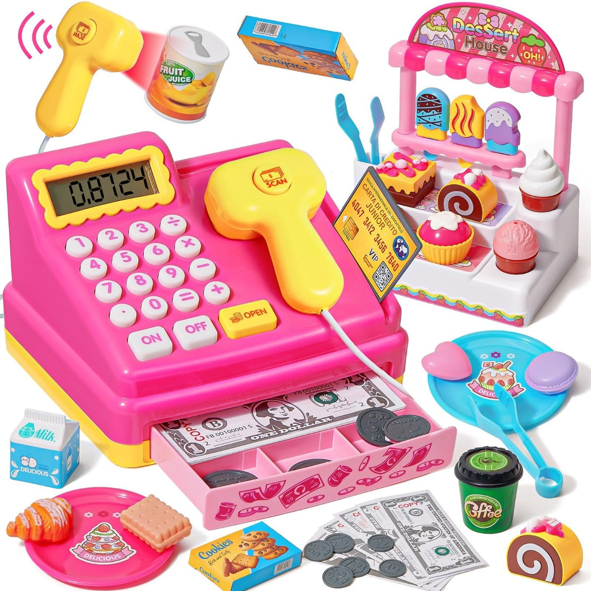 Buy Cash Register Pretent Toy | Yallatoys.com