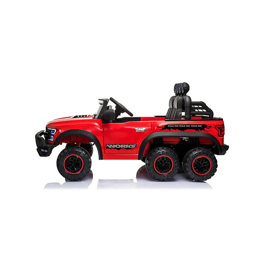 Buy Kids 6X6 12V Battery Operated Pick Up Car Red | Yallatoys.com