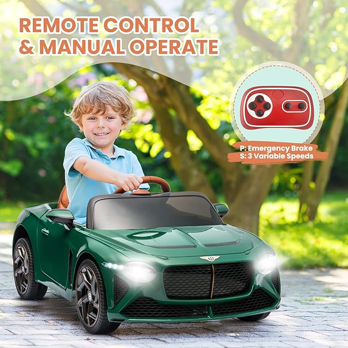 Buy Bentley Bacalar Licensed 12V Battery Operated RideOn | Yallatoys.com