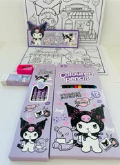 Buy PVC Bag Stationery Set Kuromi | Yallatoys.com