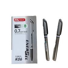Buy Energel 0.7mm Ball Pen Black And Blue | Yallatoys.com