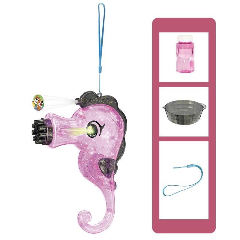 Buy Electric Seahorse Bubble Gun | Yallatoys.com