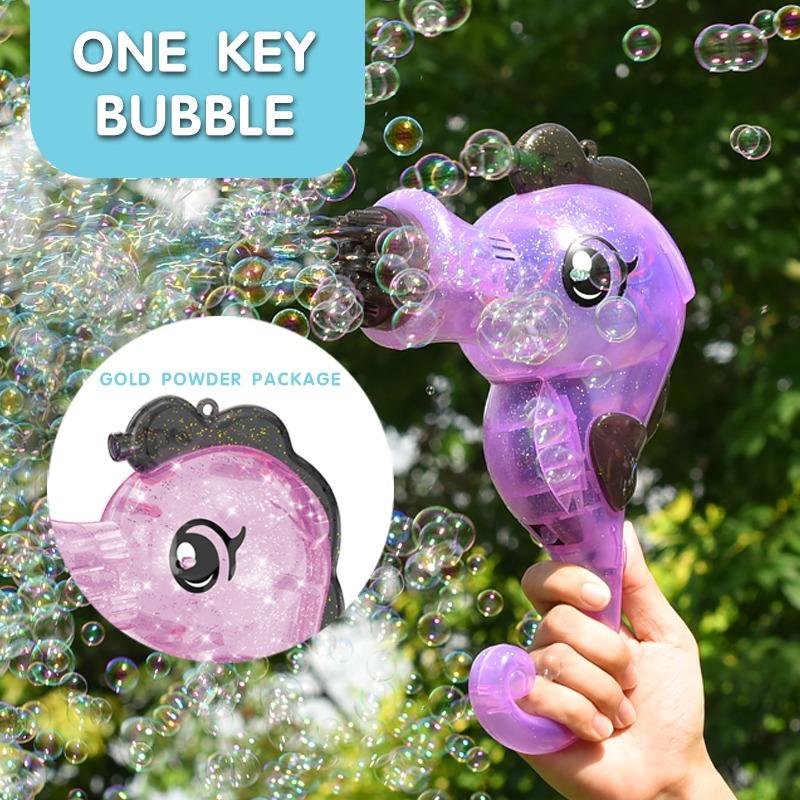 Buy Electric Seahorse Bubble Gun | Yallatoys.com