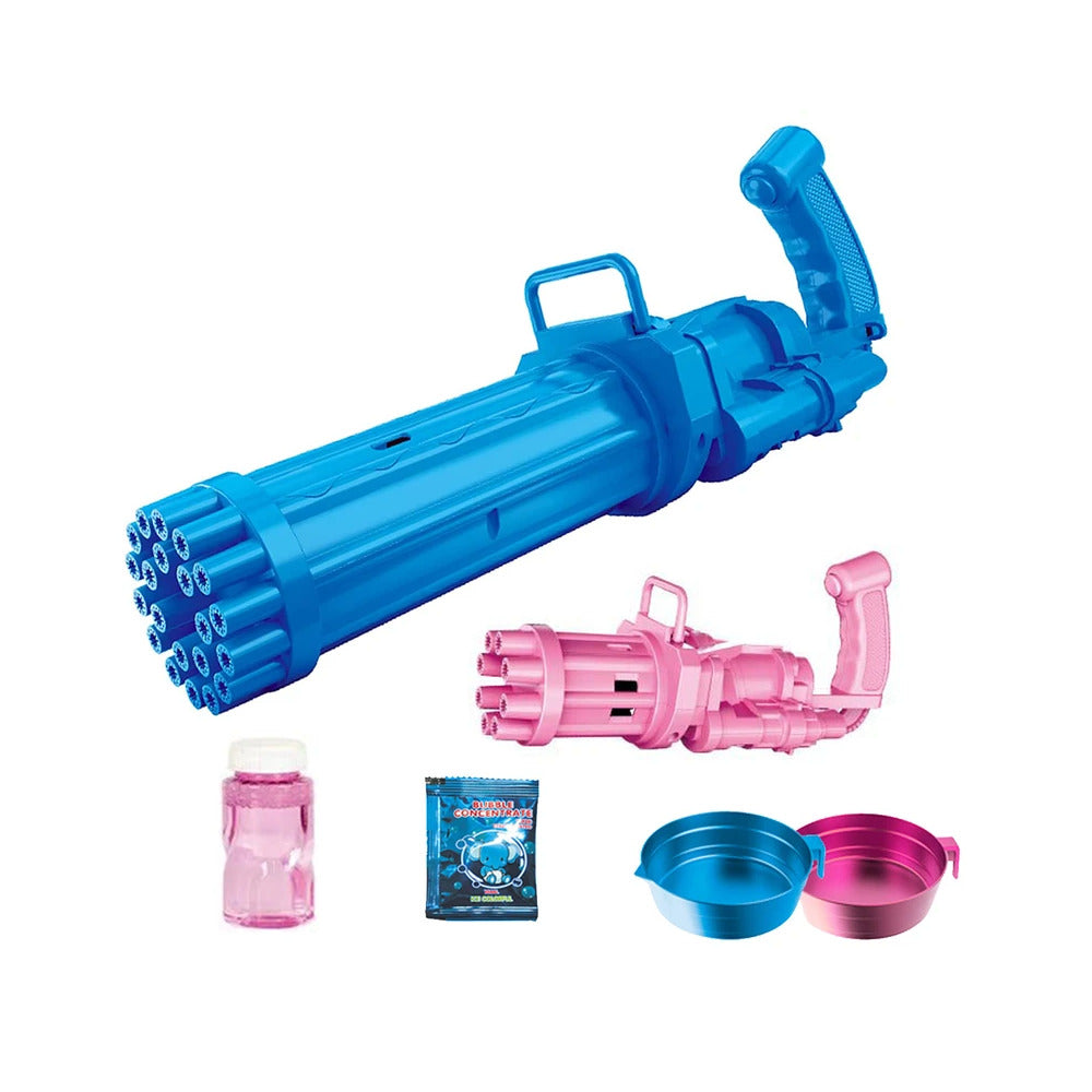 Buy Electric Bubble Gun Gatling 12 Holes (Sold Separately Subjected To Availability) | Yallatoys.com