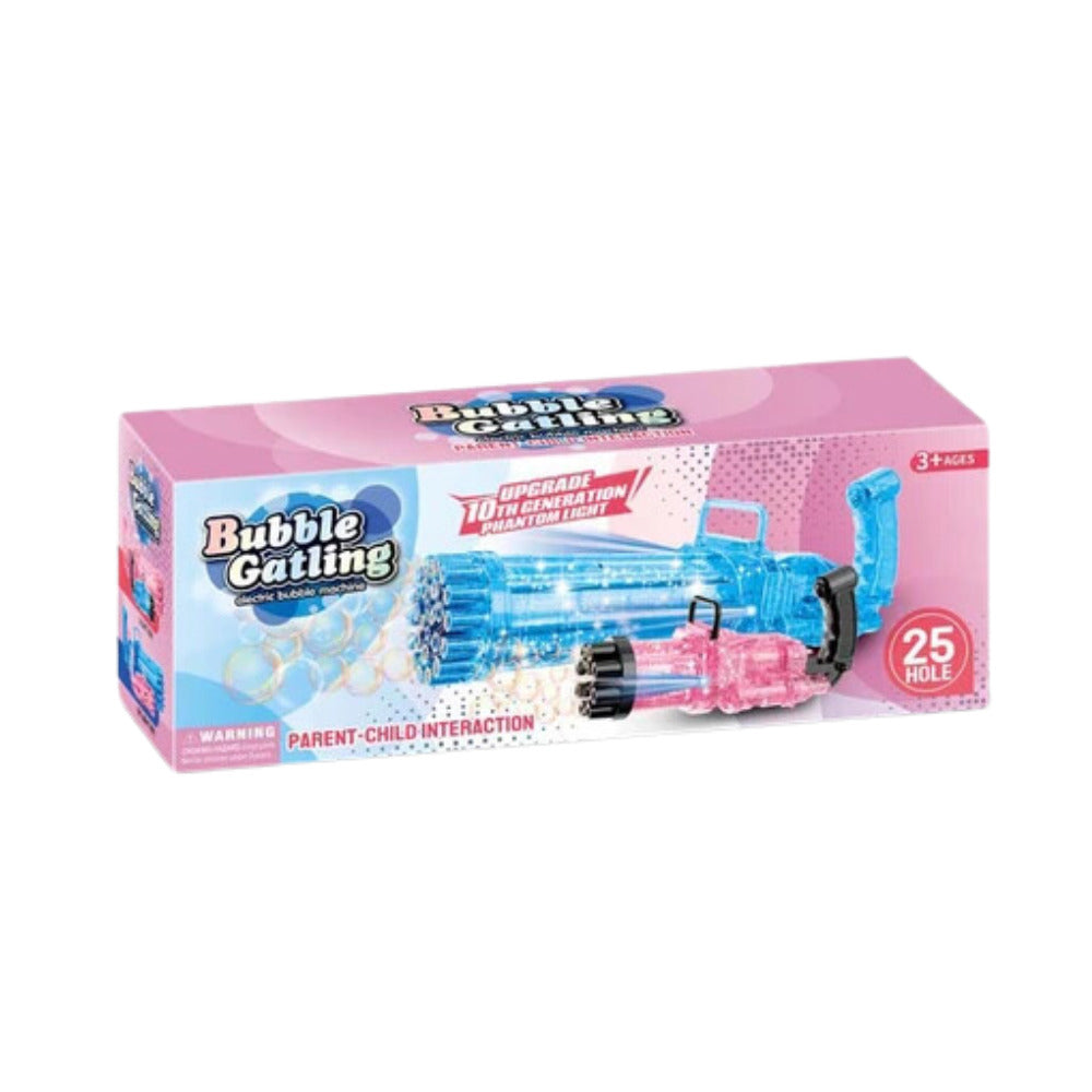 Buy Electric Bubble Gun Gatling 12 Holes (Sold Separately Subjected To Availability) | Yallatoys.com