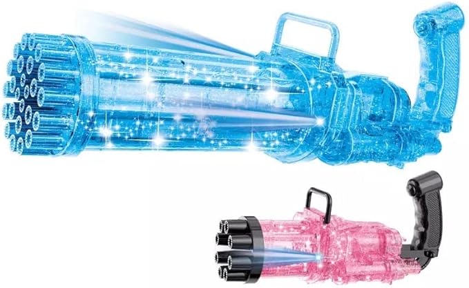 Buy Electric Bubble Gun Gatling 12 Holes (Sold Separately Subjected To Availability) | Yallatoys.com