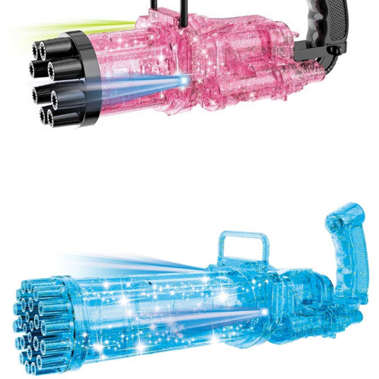 Buy Electric Bubble Gun Gatling 12 Holes (Sold Separately Subjected To Availability) | Yallatoys.com