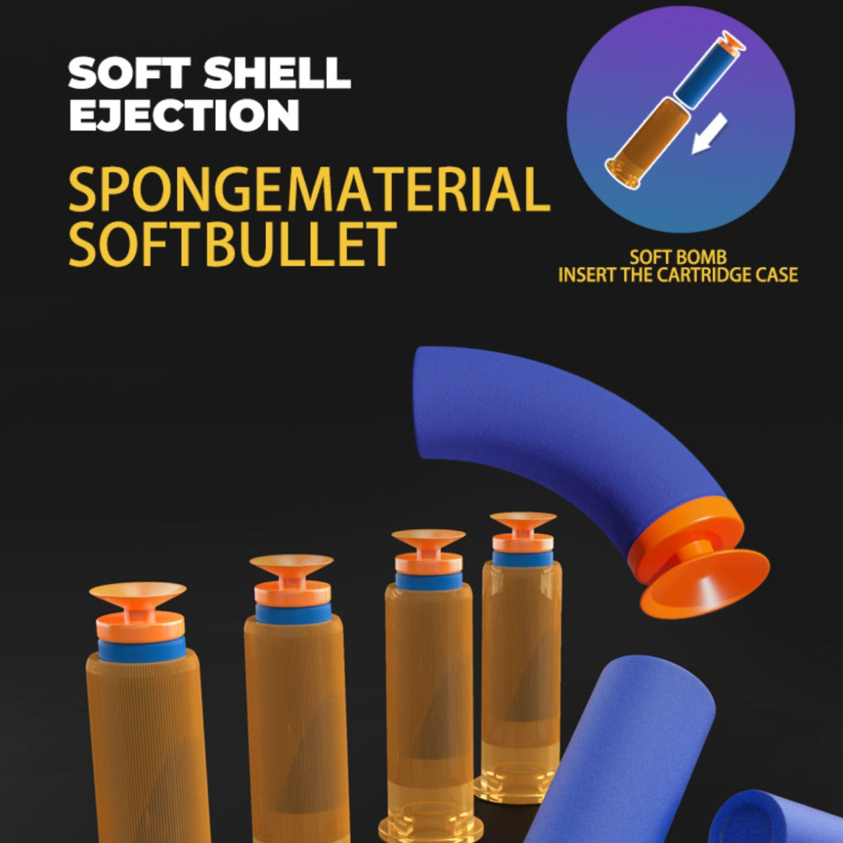 Buy XM1014 Soft Bullet Emitter Red | Yallatoys.com