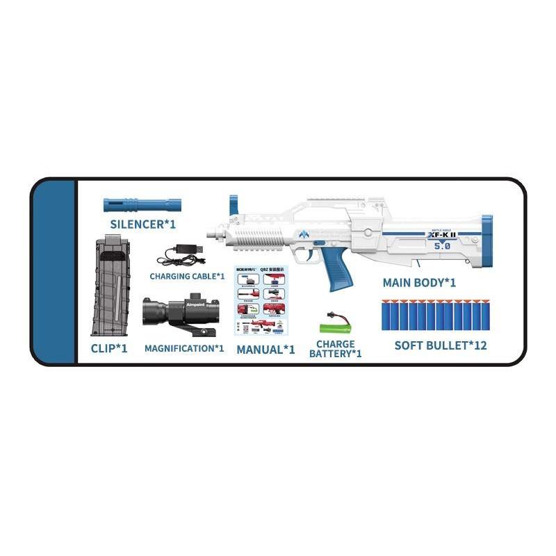Buy QBZ Soft Bullet Emitter White | Yallatoys.com