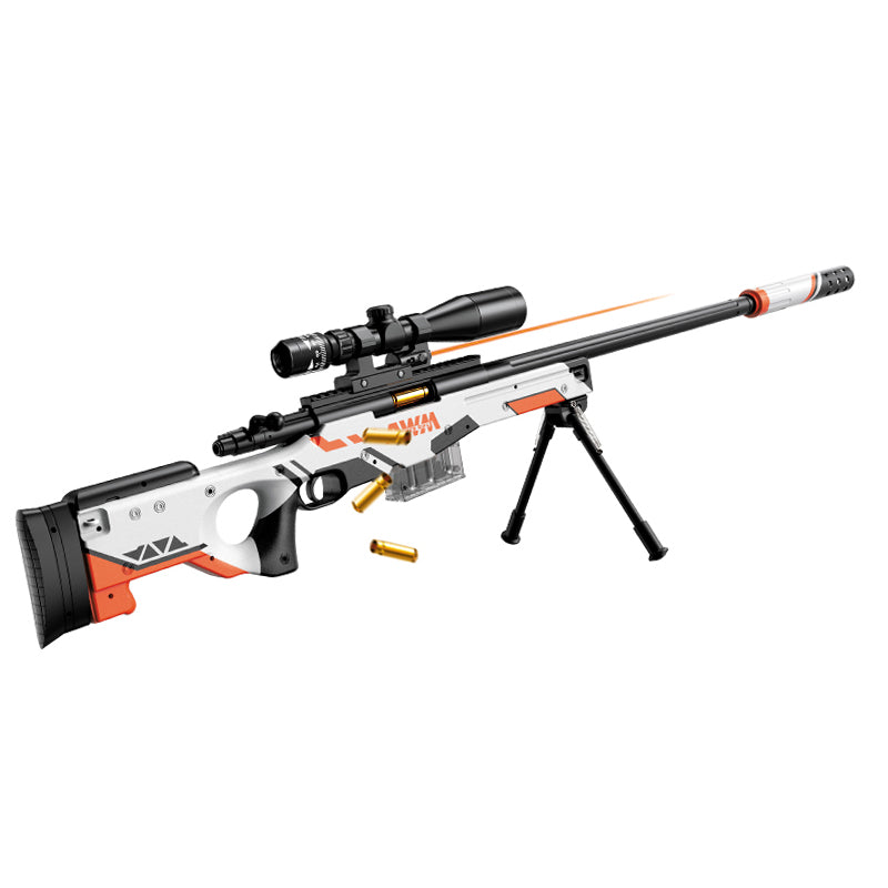 Buy AWM Soft Bullet Sniper White | Yallatoys.com