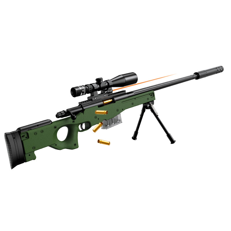 Buy AWM Soft Bullet Sniper Green | Yallatoys.com