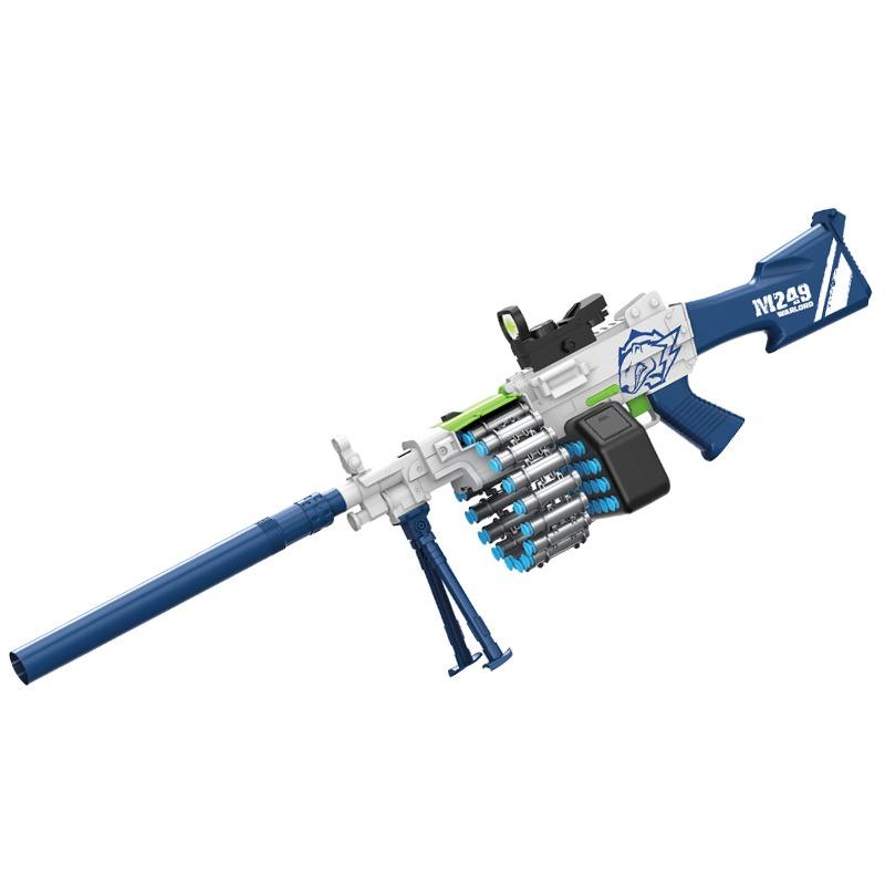 Buy M249 Manual Pull Soft Bullet Rifle | Yallatoys.com