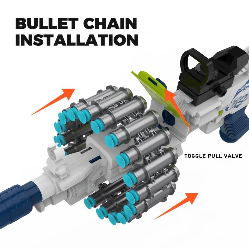 Buy M249 Manual Pull Soft Bullet Rifle | Yallatoys.com