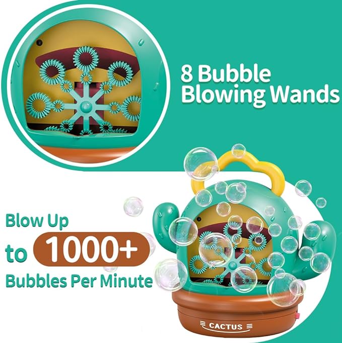 Buy Cactus Bubble Machine (Sold Separately Subjected To Availability) | Yallatoys.com