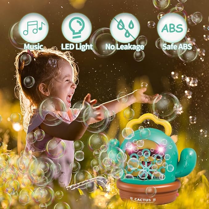 Buy Cactus Bubble Machine (Sold Separately Subjected To Availability) | Yallatoys.com