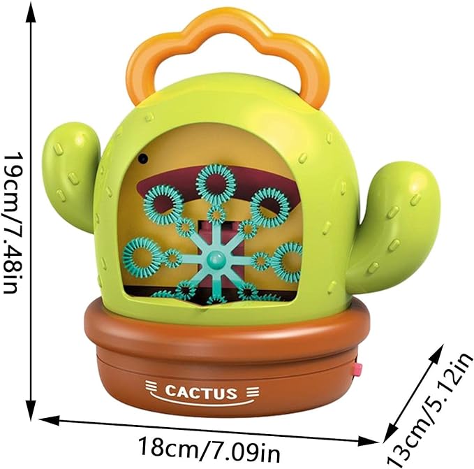 Buy Cactus Bubble Machine (Sold Separately Subjected To Availability) | Yallatoys.com