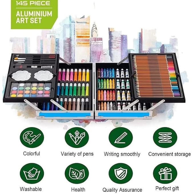 Buy Kids Art Set Box 145 Pcs | Yallatoys.com