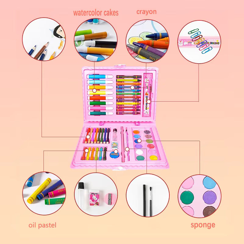 Buy Kids Art Set Box 68 Pcs Assorted (Sold Separately Subjected to Availability) | Yallatoys.com